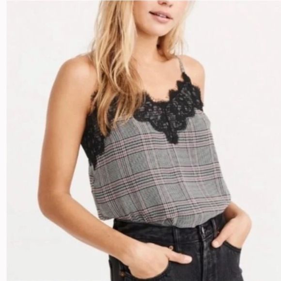 Abercrombie & Fitch Tops - A&F Plaid Cami XS